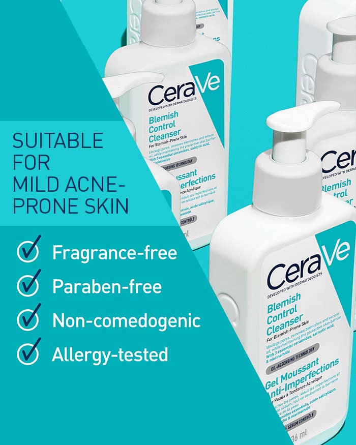Blemish Control Cleanser for Acne-Prone Skin | CeraVe Australia